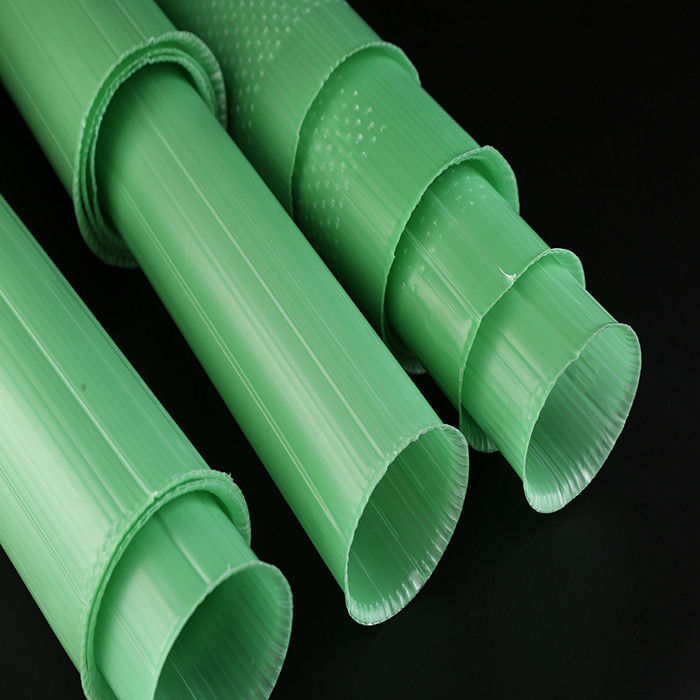 PP Corrugated Plastic Plant Guards Green Color UV Resistant 60cm Length
