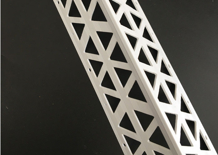 Plastic Render Vinyl Corner Bead , Outside PVC Drywall Plasterboard