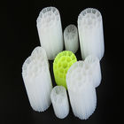 White Color MBBR Pond Biocell Filter Media Virgin HDPE Material And Floating For RAS