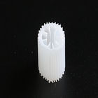 White Moving Bed Plastic Filter Media 20 Years Life Span With Virgin HDPE Material