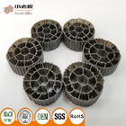 PE06 Balck Color MBBR Filter Media Virgin HDPE Material For 25*12mm Size