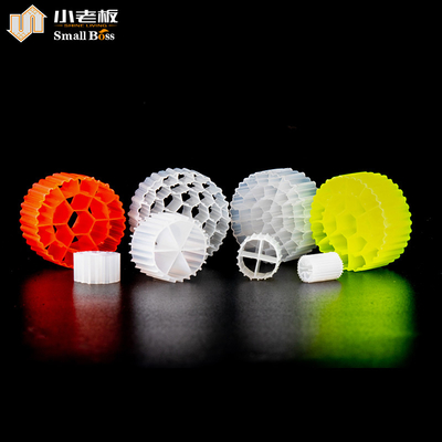 Buy Active Mould MBBR Biomass Filter 25*10mm 38 Rooms Aquatic Salmon Land Based Aquaculture Floating Carrier online manufacture