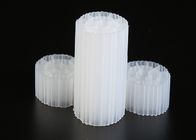 Virgin HDPE Material MBBR Plastic Filter Media White Color For Wastewater Treatment