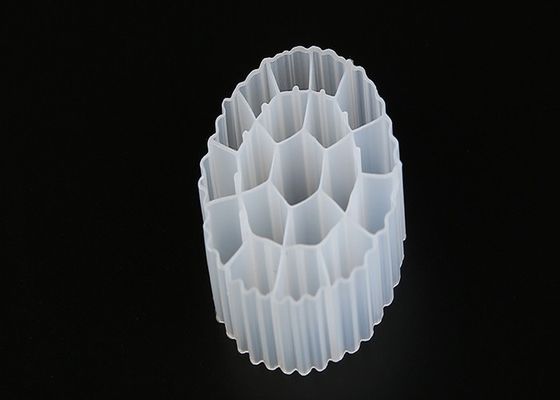 Virgin HDPE MBBR Filter Media With White Color And Long Service Life For 35*18mm Size