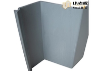 Grey Color Vinyl PVC Sheet Pile Customized Z Type Extrusion
