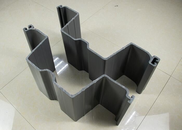 Plastic UPVC Pvc Sheet Piling For Seawalls Civil Construction Grey Color