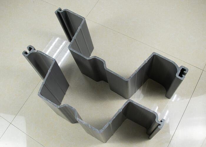 Plastic UPVC Pvc Sheet Piling For Seawalls Civil Construction Grey Color