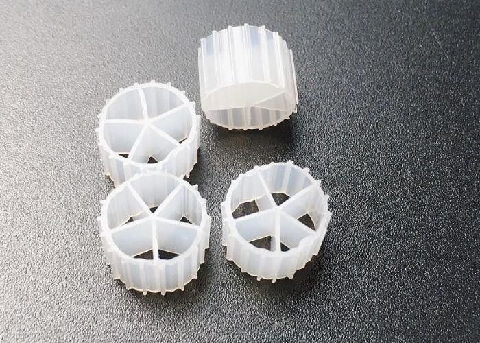 MBBR Ball Shock Plastic Filter Media BOD / COD And Nitrogen Removal