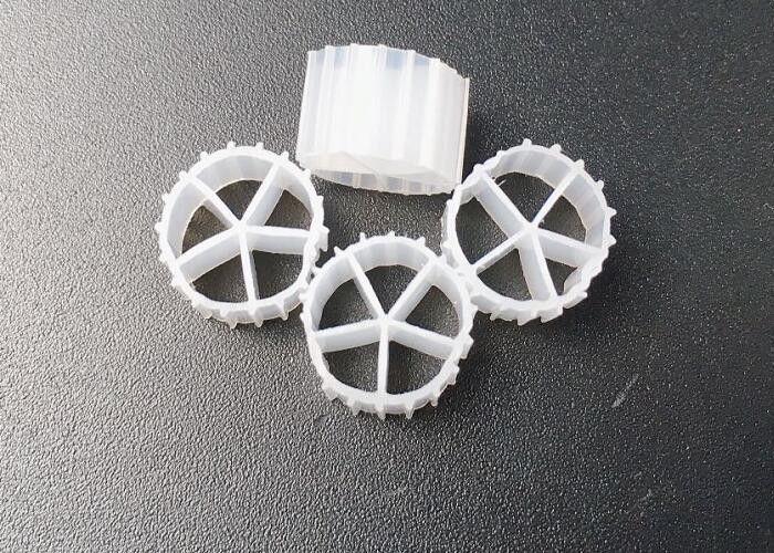 MBBR Ball Shock Plastic Filter Media BOD / COD And Nitrogen Removal