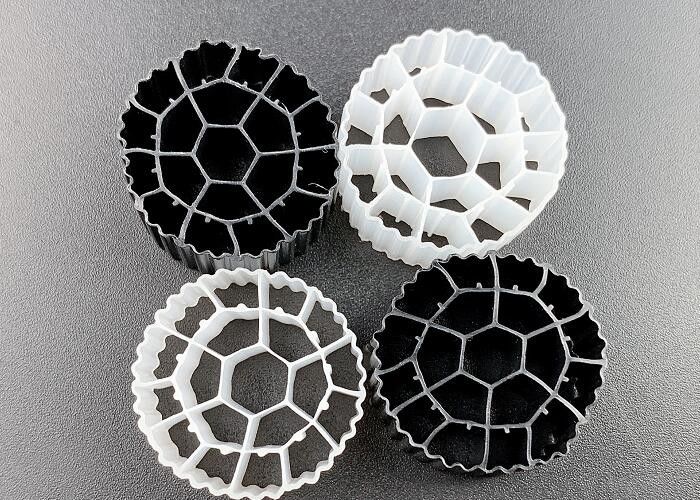 White Color Virgin PE Mbbr Carrier Media For IFAS Process Requirement