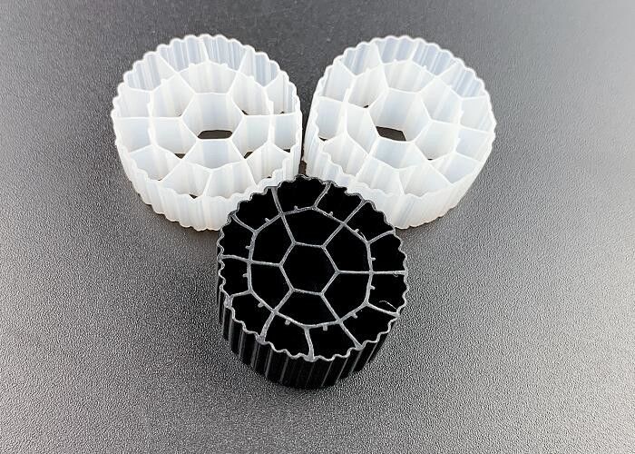 White Color Virgin PE Mbbr Carrier Media For IFAS Process Requirement