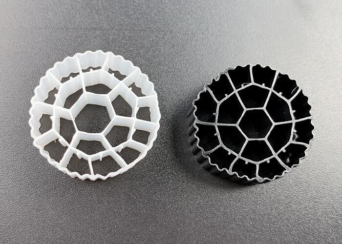 White Color Virgin PE Mbbr Carrier Media For IFAS Process Requirement