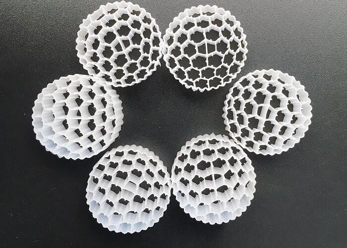Activecell Biotube MBBR Plastic Filter Media White Color 800m2/M3