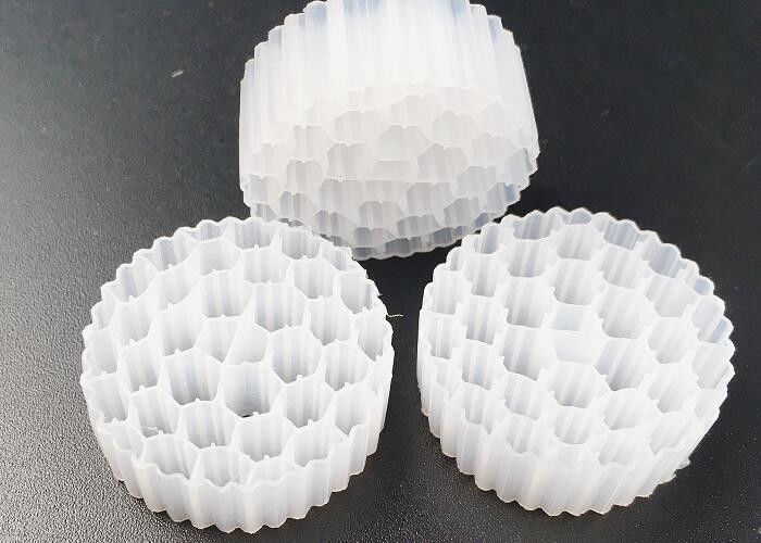Pe38 25*4mm Hdpe Mbbr Bio Filter Media Safty Moving Bed Large Surface Area