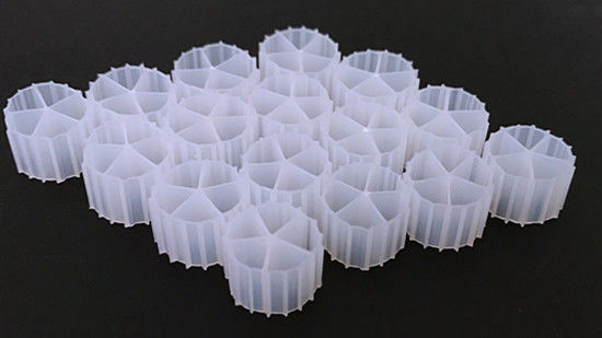 Popular 11*7mm white color and virgin HDPE material MBBR bio balls for aquariums