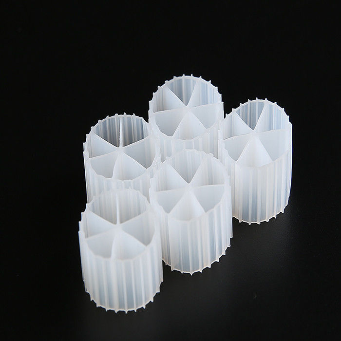 Long Service Life MBBR Biocell Filter Media 0.96g/cm3 - 0.98g/cm3 Density