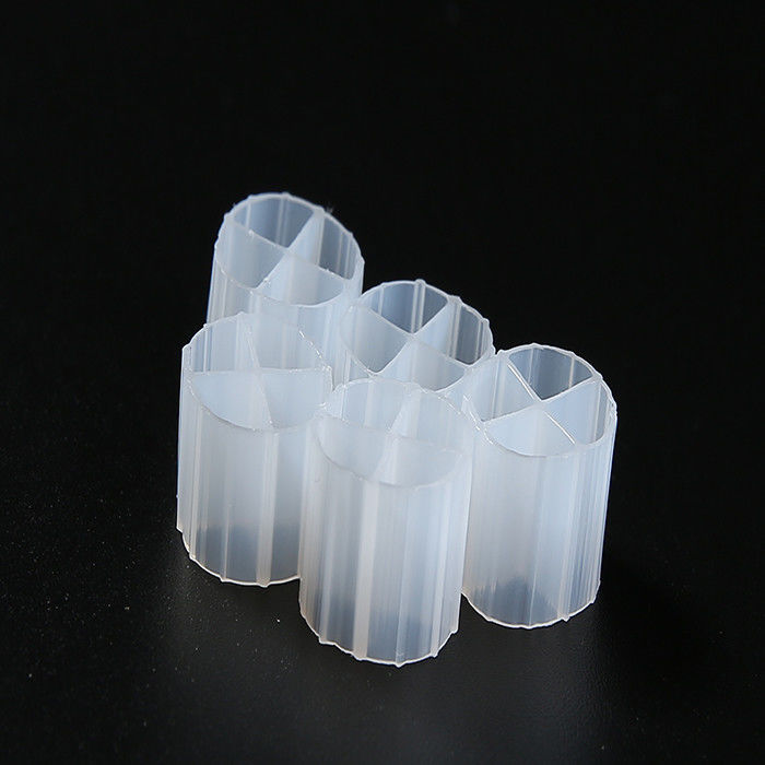 White Floating Filter Media Virgin HDPE Material PE01 12mm X 9mm