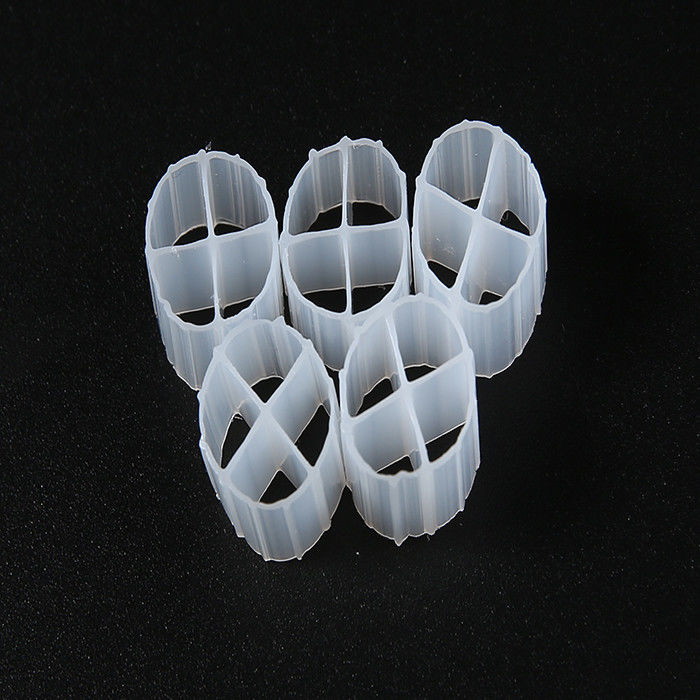 White Floating Filter Media Virgin HDPE Material PE01 12mm X 9mm