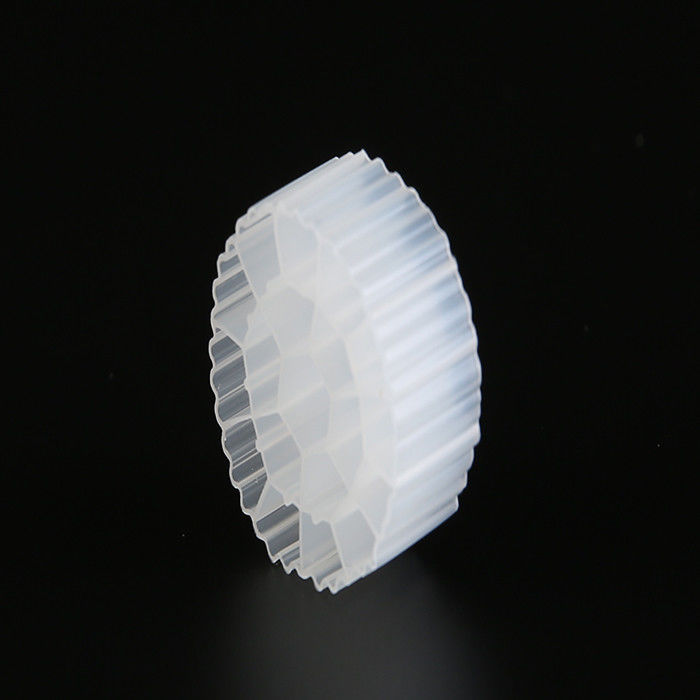 HDPE White Plastic K3 Filter Media Water Treatment Bio Cel For Pond Cass Process Move Ammonia Nitrogen