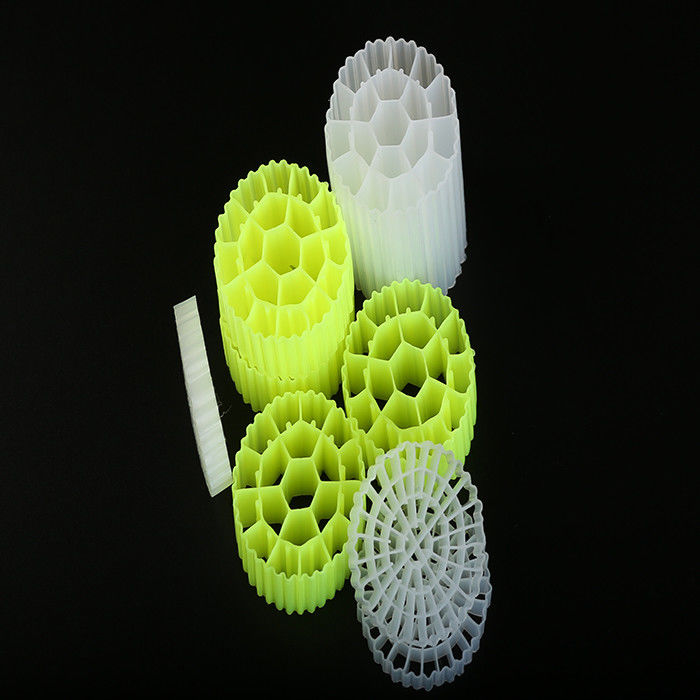 Colorul Plastic Biocell Filter Media Food Processing Super Decarburization