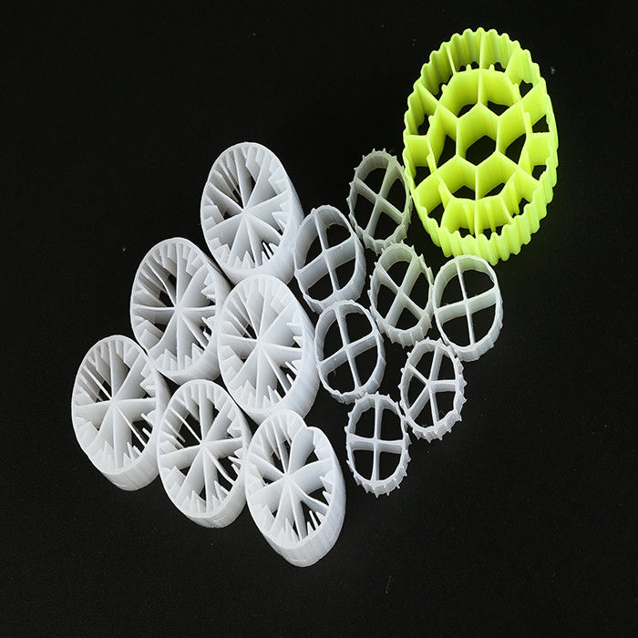 Plastic Aquaponics MBBR Filter Media 25*12mm Size Water Treatment Bio Cel For Pond
