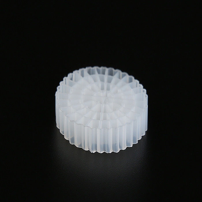 White Color MBBR Bio Media Virgin HDPE Material K5 For Waste Water Treatment