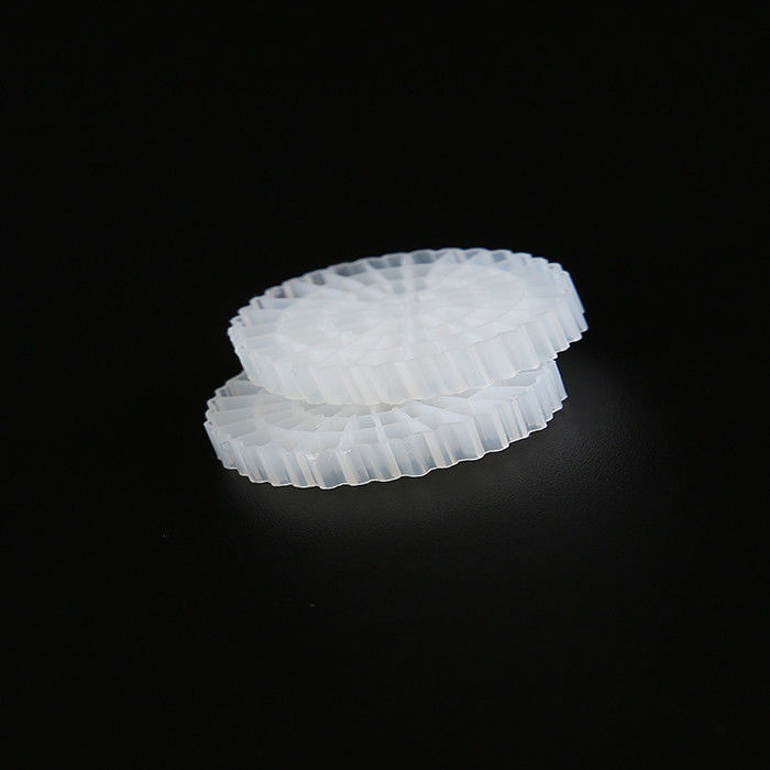 RAS White Plastic Filter Media MBBR K5 For Fish Farm , Water Treatment
