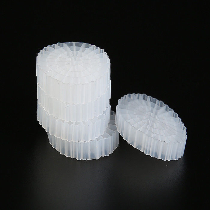 Waste Water Treatment Floating Filter Media 64 Holes K5 Bio Media With Virgin HDPE Material