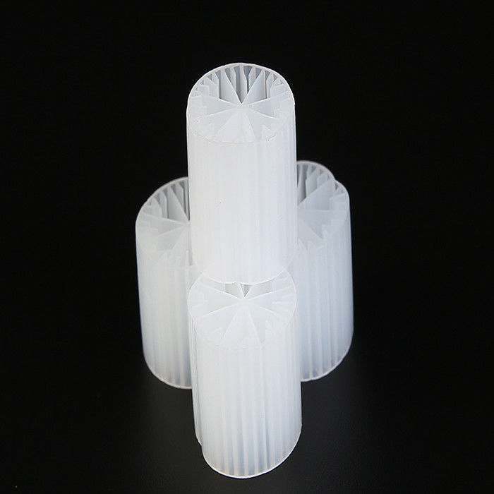 HDPE Filter Media Floating Filter Media MBBR White Color 15mm X 15mm
