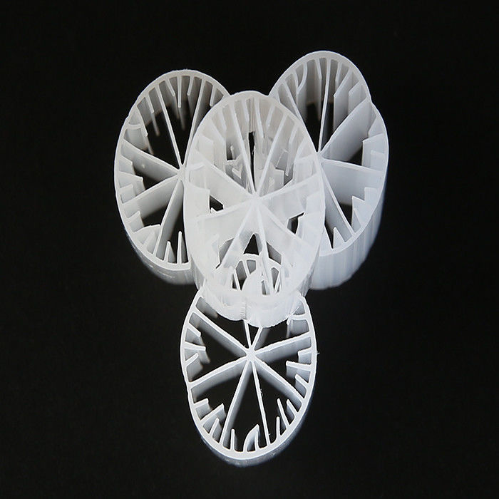 HDPE Filter Media Floating Filter Media MBBR White Color 15mm X 15mm