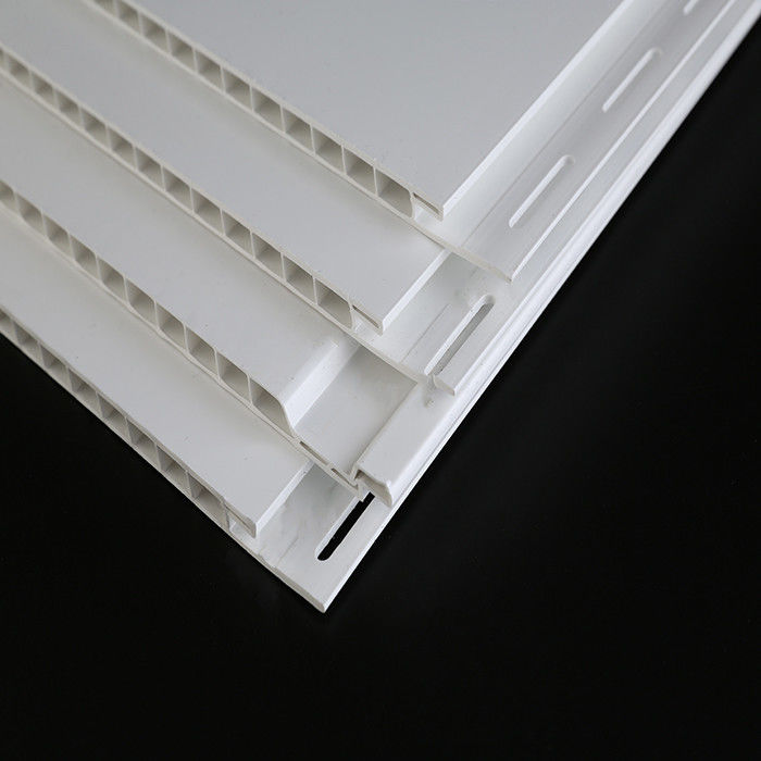 16ft White Decorative Plastic Wall Panels UV Resistant For Commercial