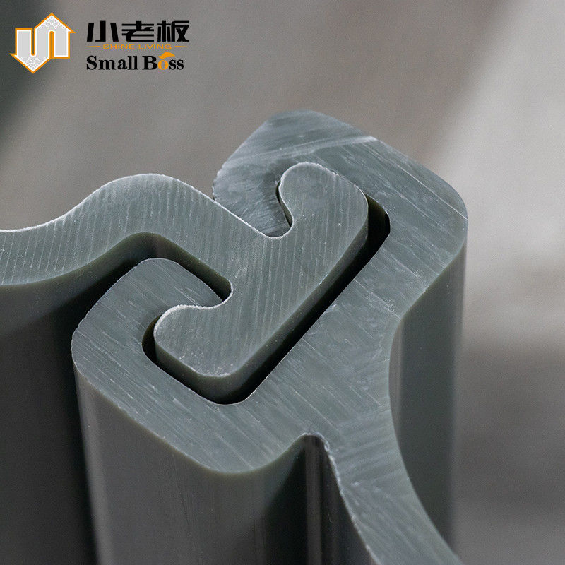 Plastic U718 Recycled Vinyl Sheet Piles Embankment Consolidation River Bed Consolidation Plastic Sheet Pile