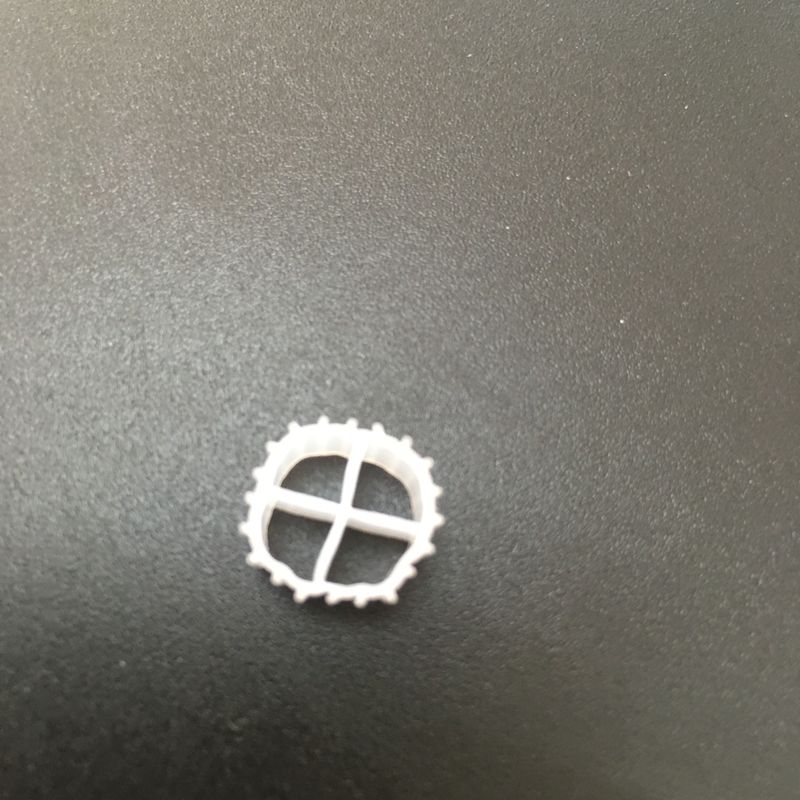 White Color MBBR Filter Media With Virgin HDPE Material And Long Life Span For RAS