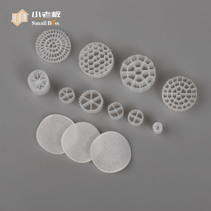 PE38 PE Plastic Material FDA Audit 800m2/m3 Mbbr Biofilter Carrier