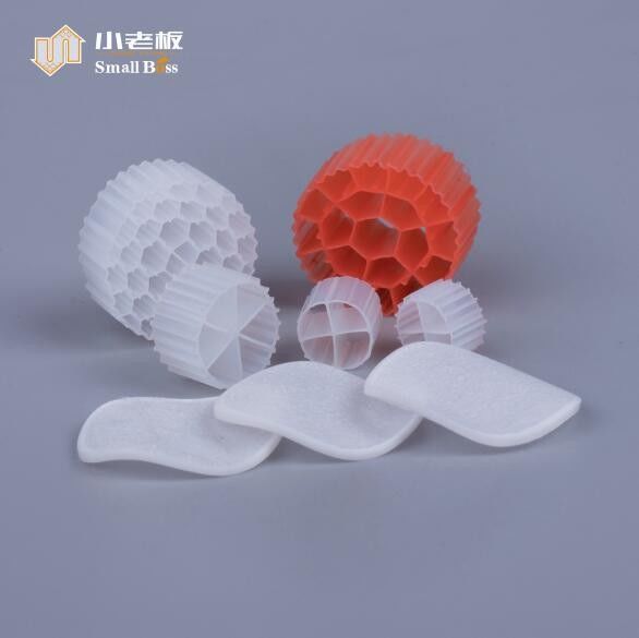 Mbbr Aquarium Filter PE Plastic Material 1600M2/M3 For Fish Farming