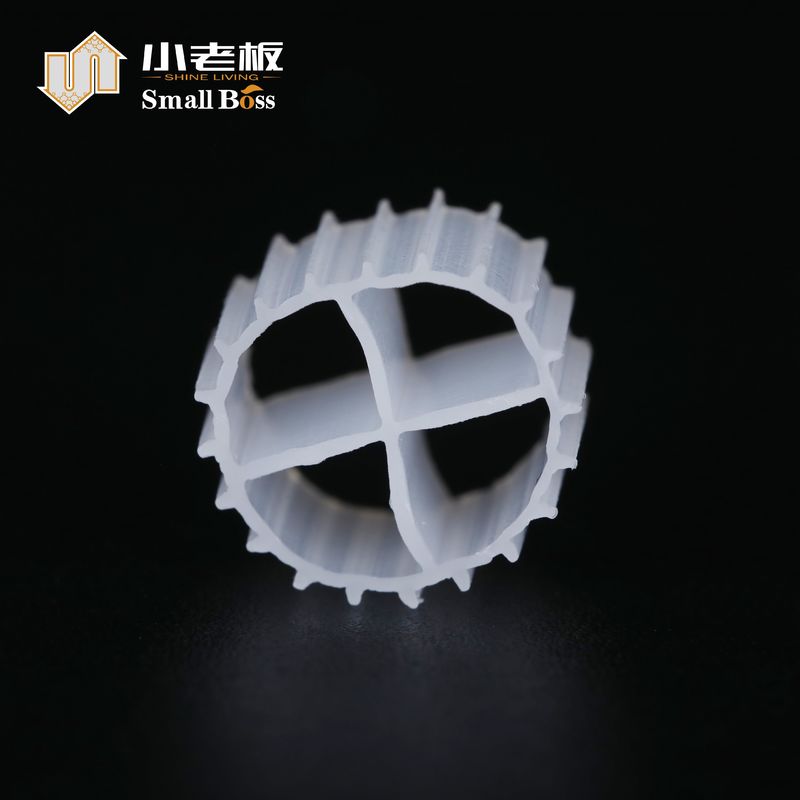 PE02 Biological Waste Water Treatment Technic Mbbr Filter Media PE Polymer Material SBR Technology