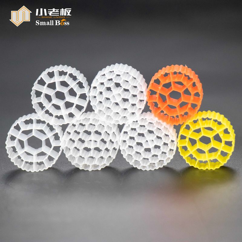 PE38 Professional Plastic Filter Media HDPE Material Aquarium Bio Media