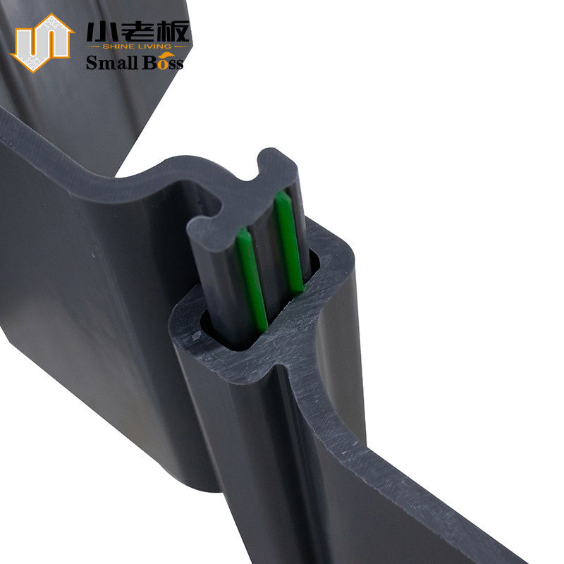 PVC Plastic Sheet Pile Vinyl Sheet Piling For Erosion Control River Bank Ditch