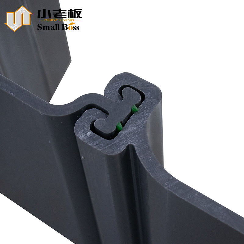 PVC Plastic Sheet Pile Vinyl Sheet Piling For Erosion Control River Bank Ditch