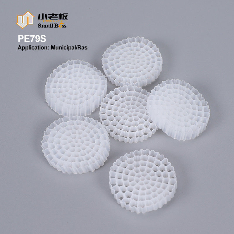 Virgin HDPE Material Mbbr Bio Media K5 White Color For Ifas Equipment Filter Media