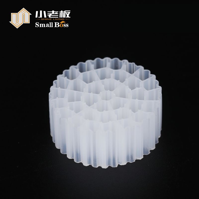 PE37 HDPE Material White Plastic Mbbr Bio Filter Media for Sewage Water Treatment
