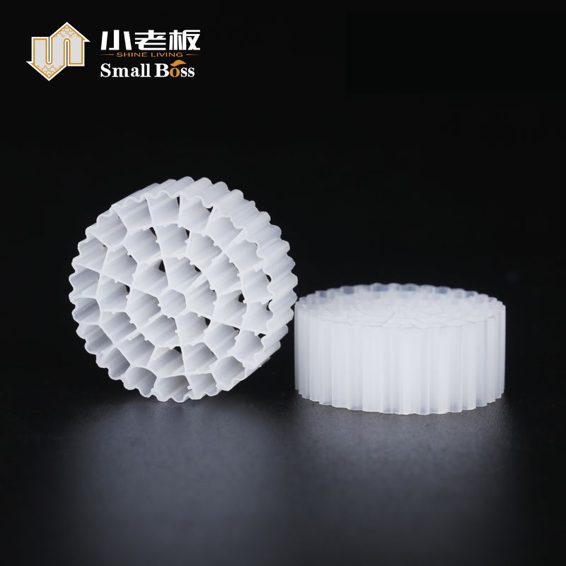 PE37 HDPE Material White Plastic Mbbr Bio Filter Media for Sewage Water Treatment