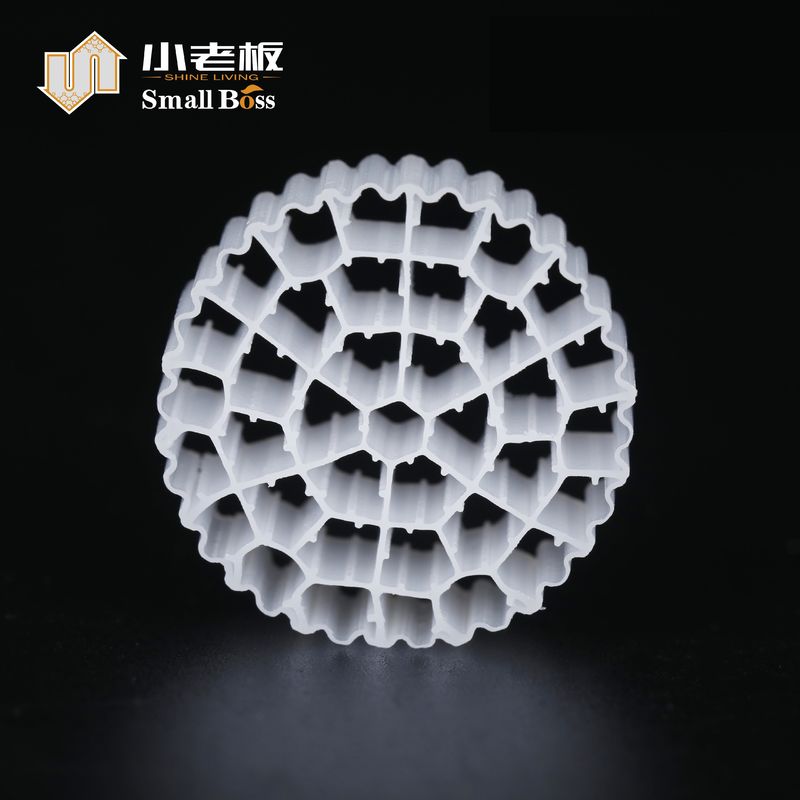 PE37 HDPE Material White Plastic Mbbr Bio Filter Media for Sewage Water Treatment