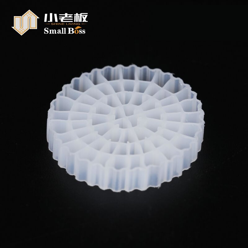 Shock Resistance Plastic MBBR Biocell Filter Media High Surface Area For RAS