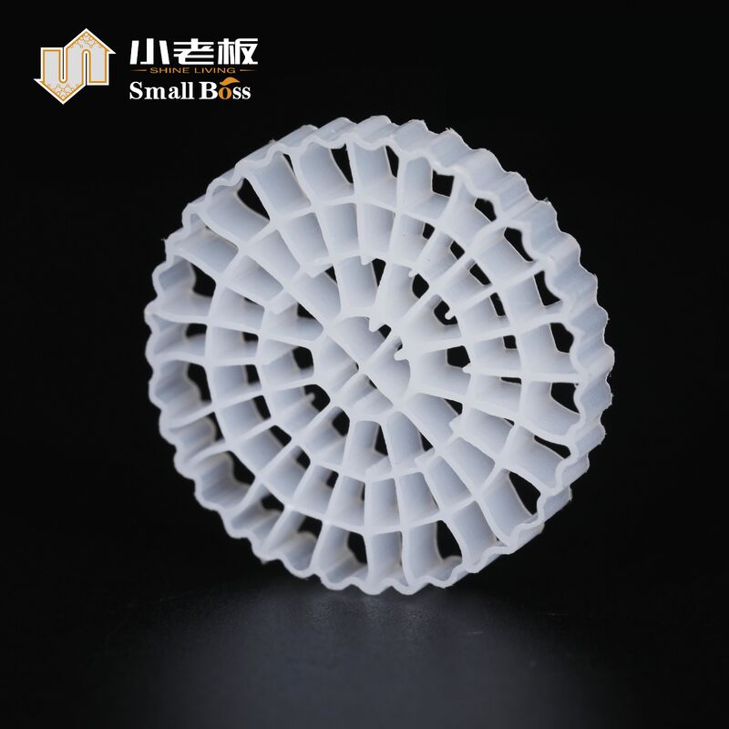 Shock Resistance Plastic MBBR Biocell Filter Media High Surface Area For RAS