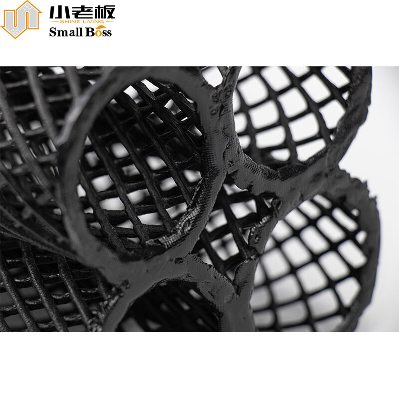 Structured Filter Media Eco Aquarium Structured Garden Koi Pond MBBR Floating Media Bio-block D50mm