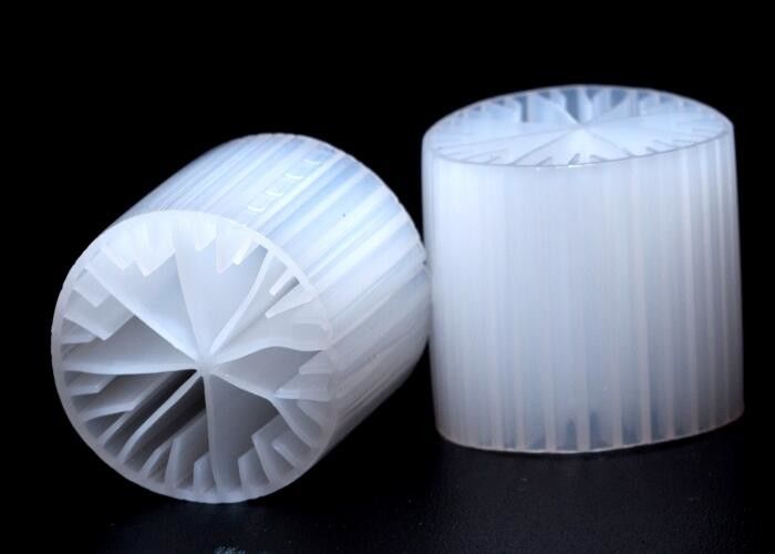 Virgin HDPE Material MBBR biopipe Filter Media For Anaerobic Tank 15*15mm Size