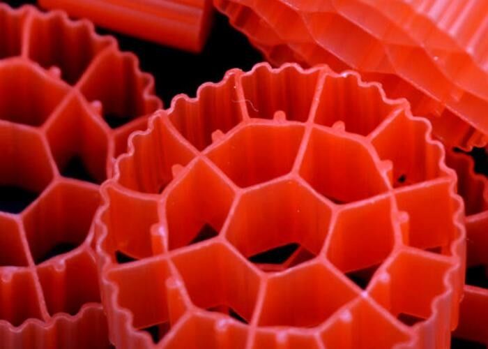 MBBR Bio Filter Medias With White Color And Virgin HDPE Material For Wastewater