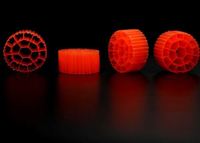 Eco Friendly Biocell Filter Media Any Color Virgin HDPE Material Bio Balls