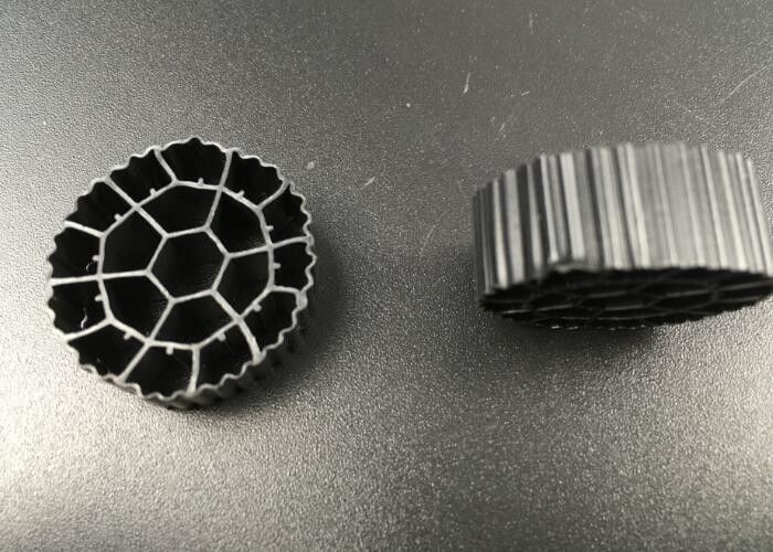 Black Color K3 MBBR Filter Carrier For Industrial Water Treatment 25*10mm